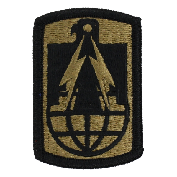 11th Signal Brigade Scorpion / OCP Patch With Hook Fastener