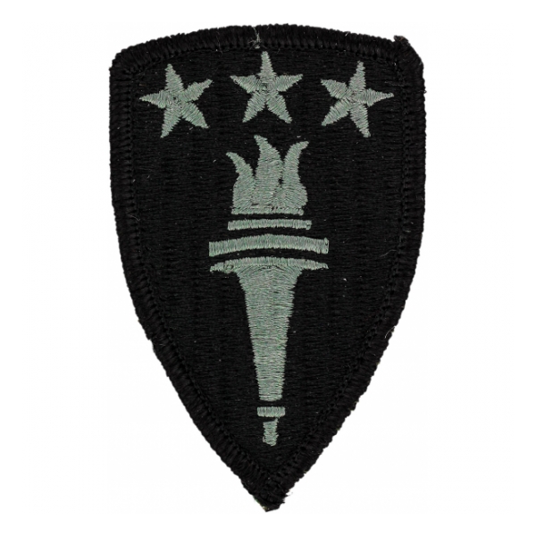 War College Patch Foliage Green (Velcro Backed)