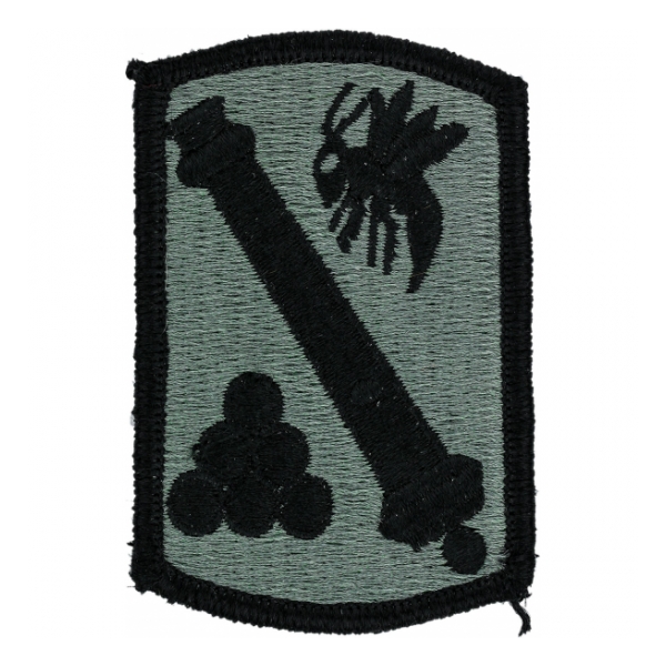 113th Field Artillery Brigade Patch Foliage Green (Velcro Backed)