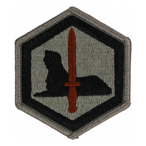 66th Military Intelligence Brigade Patch Foliage Green (Velcro Backed)