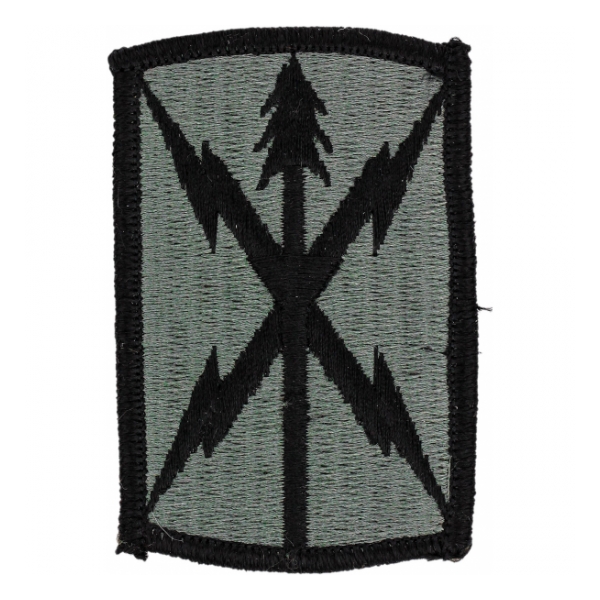 516th Signal Brigade Patch Foliage Green (Velcro Backed)