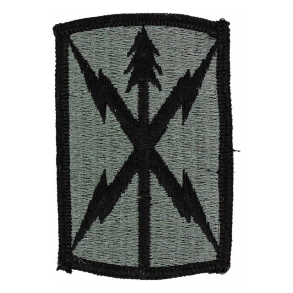 516th Signal Brigade Patch Foliage Green (Velcro Backed)