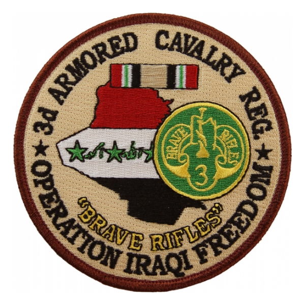 3rd Armored Cavalry Regiment Operation Iraqi Freedom Patch