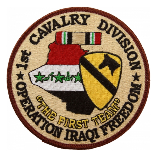 1st Cavalry Division Operation Iraqi Freedom Patch