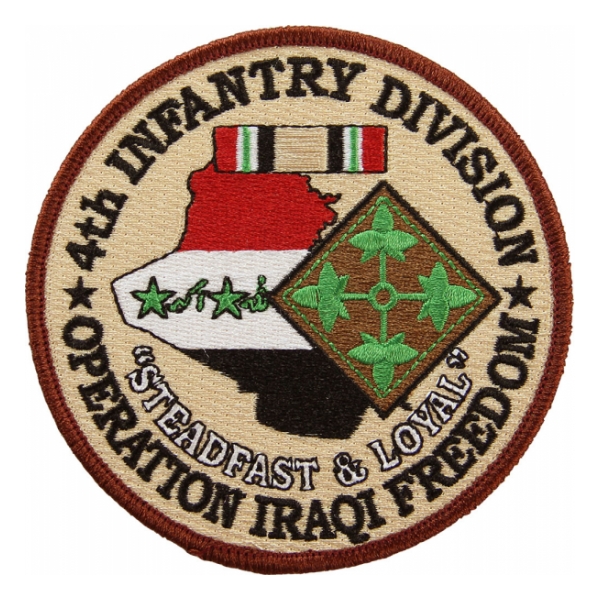 4th Infantry Division Operation Iraqi Freedom Patch