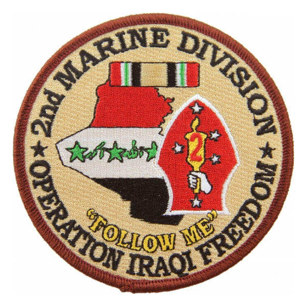 2nd Marine Division Operation Iraqi Freedom Patch
