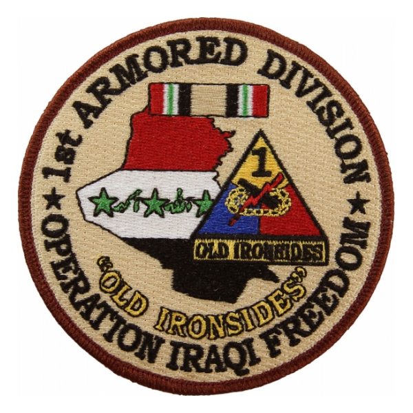 1st Armored Division Operation Iraqi Freedom Patch