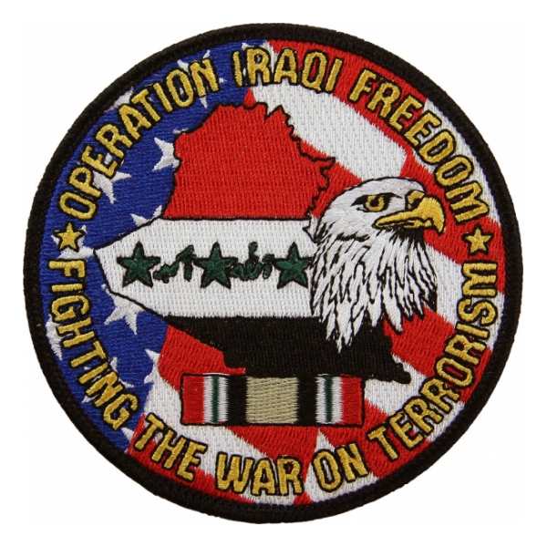 Operation Iraqi Freedom Patch "Fighting The War On Terrorism