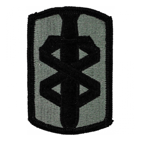 18th Medical Brigade Patch Foliage Green (With Hook Fastener)
