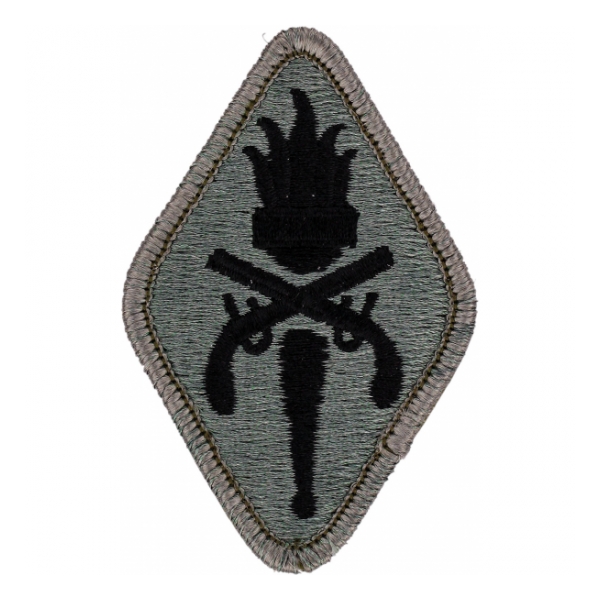 Military Police School Patch Foliage Green (Velcro Backed)