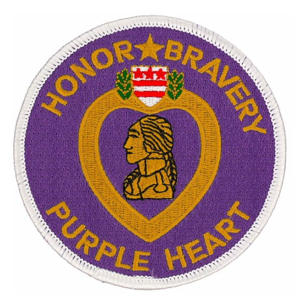 Purple Heart Honor Bravery Patch