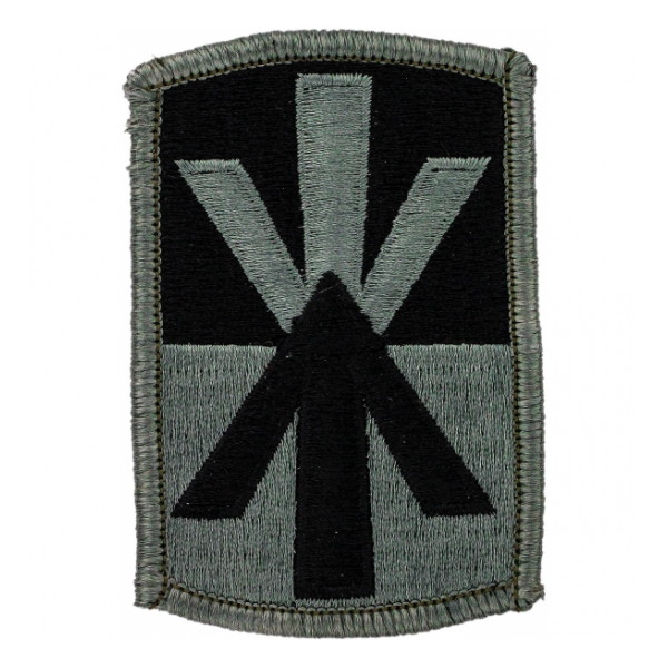 11th Air Defense Artillery Patch Foliage Green (Velcro Backed)