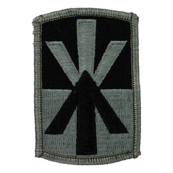 11th Air Defense Artillery Patch Foliage Green (With Hook Fastener)