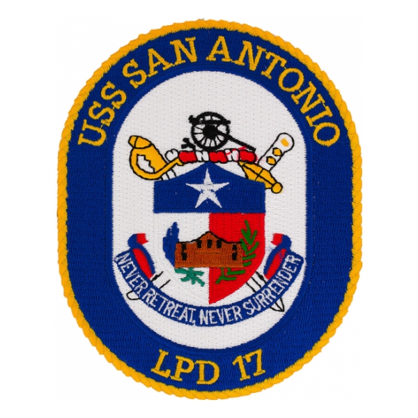 USS San Antonio LPD-17 Ship Patch