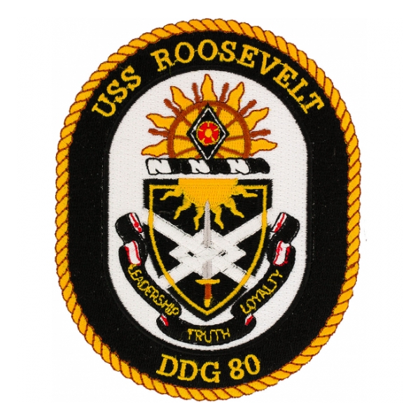 USS Roosevelt DDG-80 Ship Patch