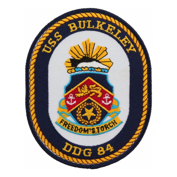 USS Bulkeley DDG-84 Ship Patch