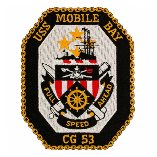 USS Mobile Bay CG-53 Ship Patch