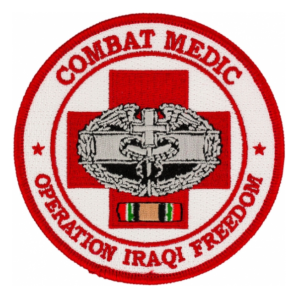 Combat Medic Operation Iraqi Freedom Patch