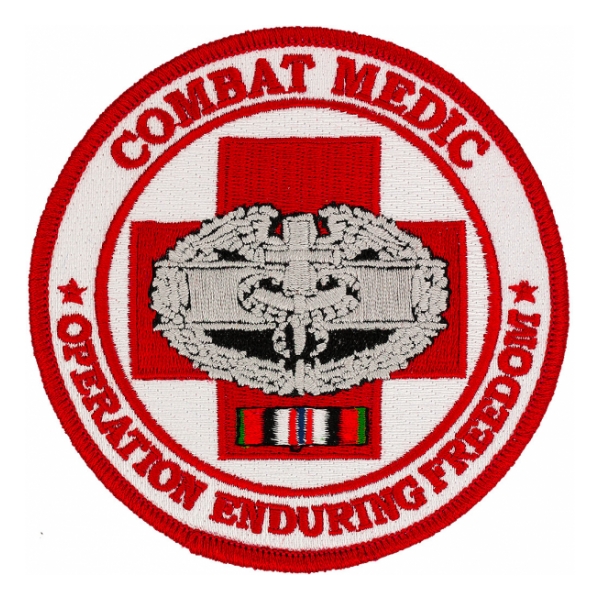 Combat Medic Operation Enduring Freedom Patch