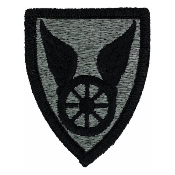 124th Transportation Command Patch Foliage Green (Velcro Backed)