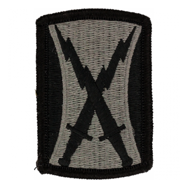 106th Signal Brigade Patch Foliage Green (Velcro Backed)