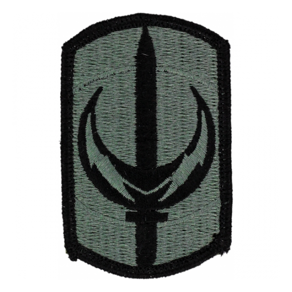 228th Signal Brigade Patch Foliage Green (Velcro Backed)