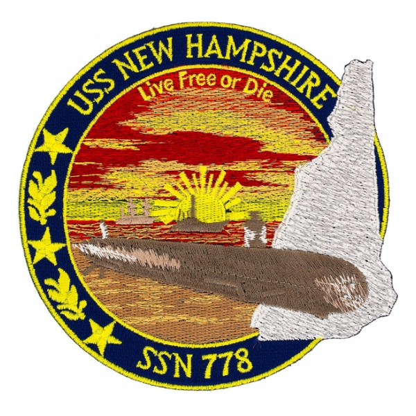 USS New Hampshire SSN-778 Patch