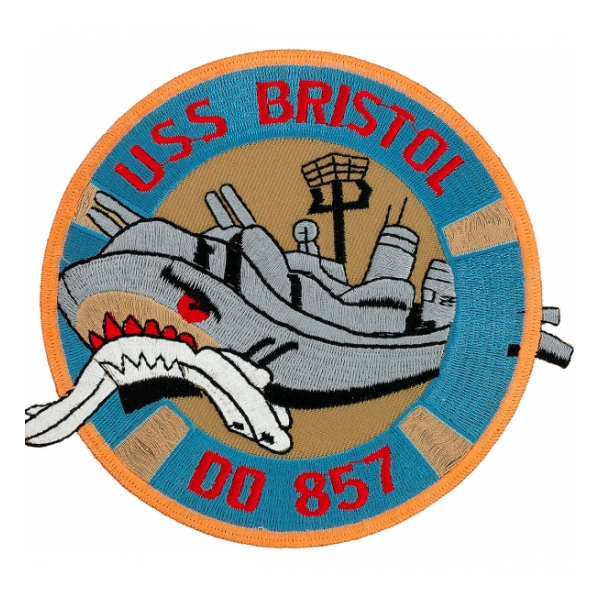 USS Bristol DD-857 Ship Patch