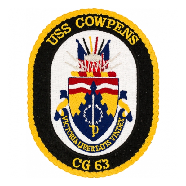 USS  Cowpens CG-63 Ship Patch