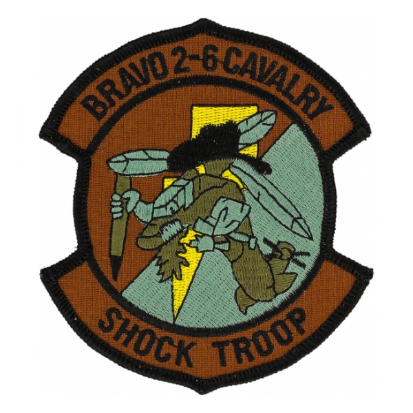 Bravo 2/6 Air Cavalry Regiment Shock Troop Patch