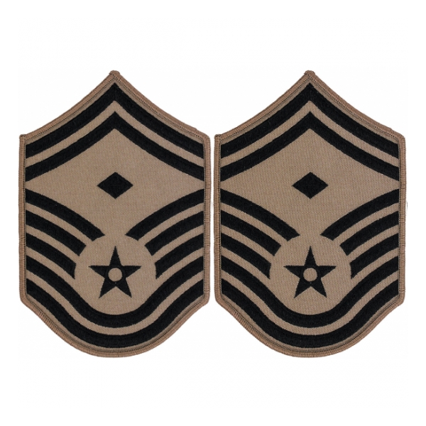 Air Force ABU Senior Master Sergeant  w/ Diamond Chevron (Large)