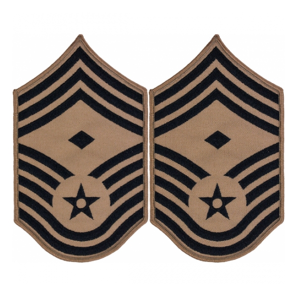 Air Force ABU Chief Master Sergeant  w/ Diamond Chevron (Large)