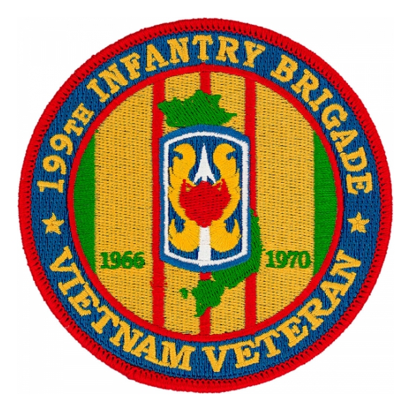 199th Light Infantry Brigade Vietnam Veteran Patch