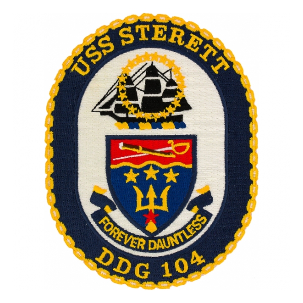 USS Sterett DDG-104 Ship Patch