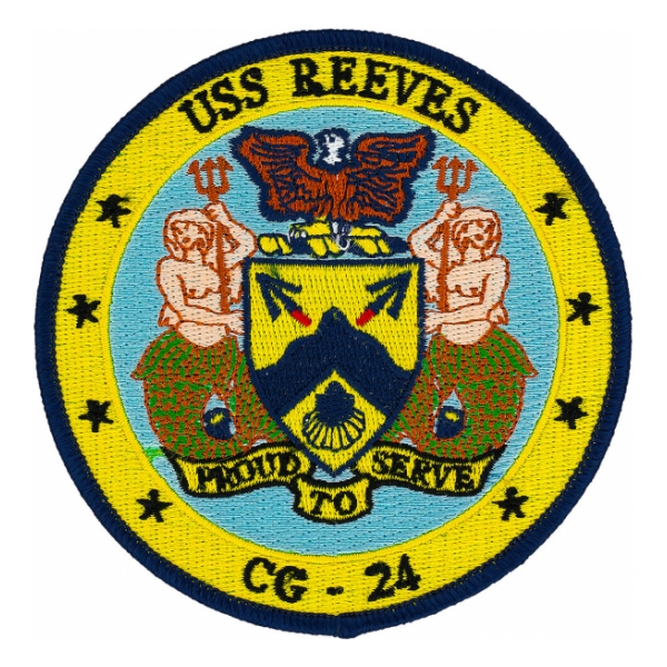 USS Reeves CG-24 Ship Patch