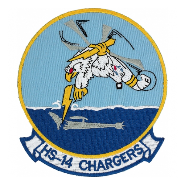 Navy Helicopter Anti-Submarine Squadron HS-14 Chargers Patch