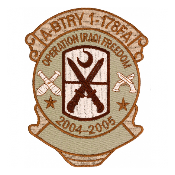A-BTRY 1-178 FA Operation Iraqi Freedom 2004-2005 (Desert)