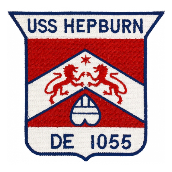 USS Hepburn DE-1055 Ship Patch