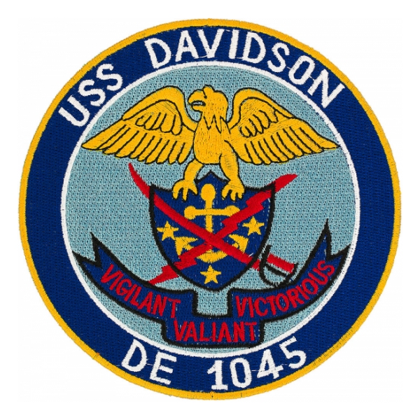 USS Davidson DE-1045 Ship Patch