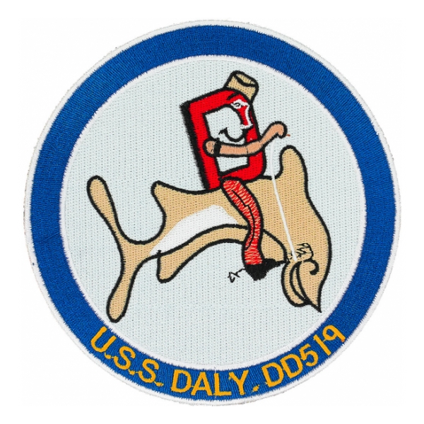 USS Daly DD-519 Ship Patch