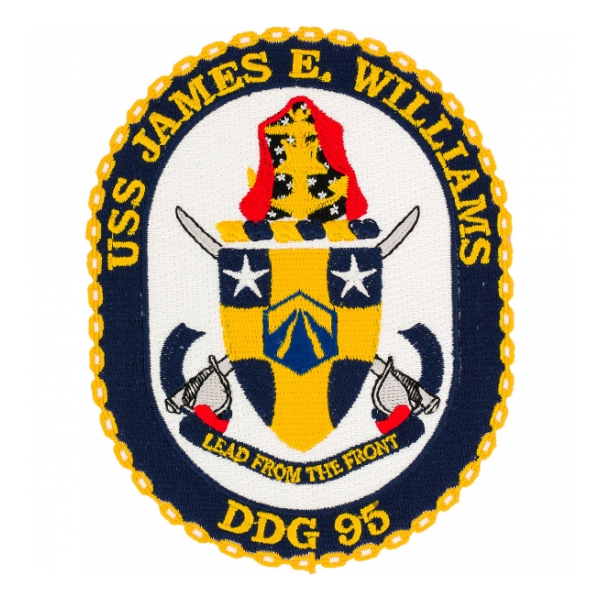 USS James E. Williams DDG-95 Ship Patch