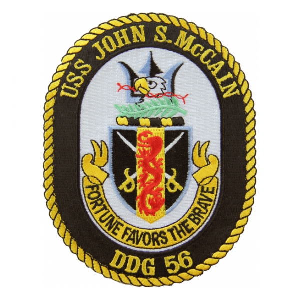 USS John S. McCain DDG-56 Ship Patch