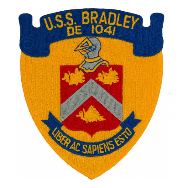USS Bradley DE-1041 Ship Patch