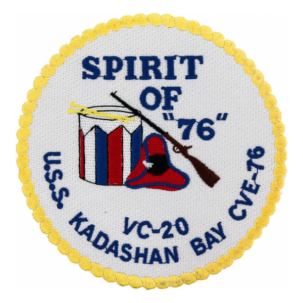 USS Kadashan Bay CVE-76 Patch