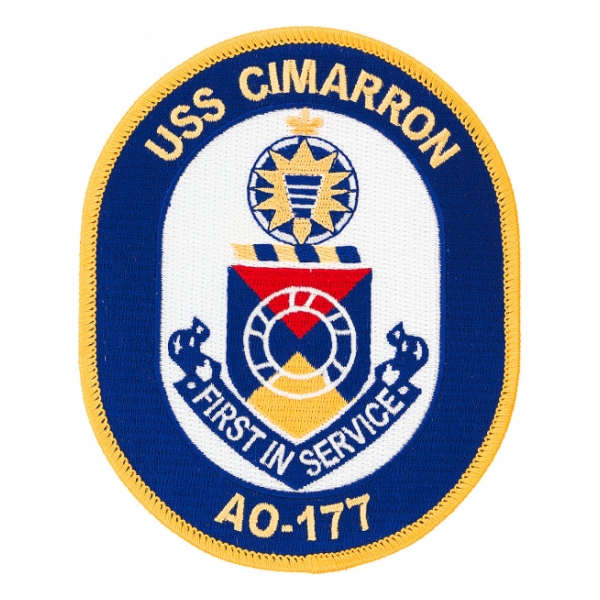 USS Cimarron AO-177 Ship Patch