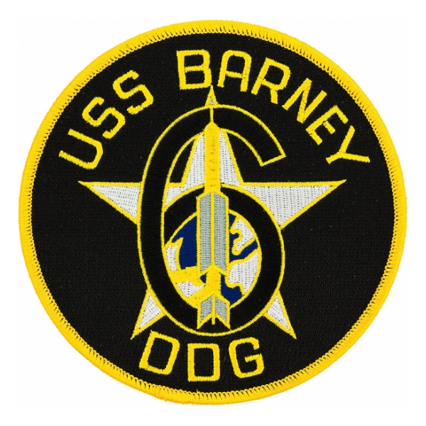 USS Barney DDG-6 Ship Patch