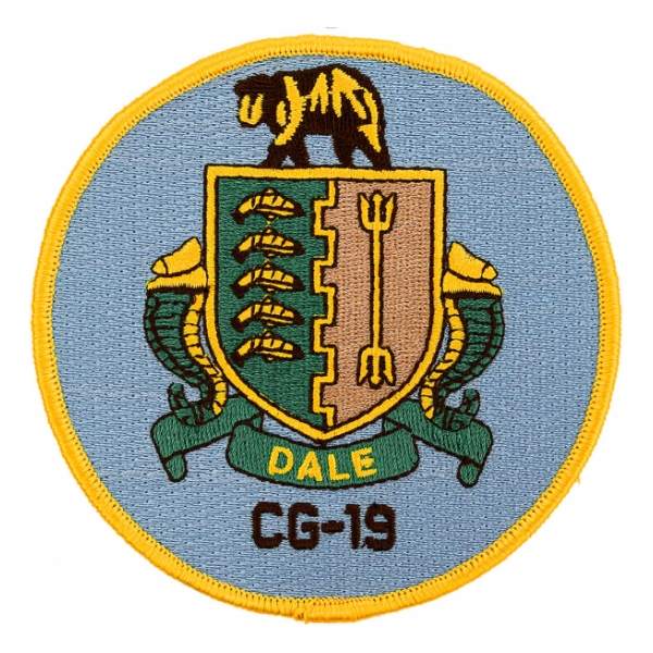 USS Dale CG-19 Ship Patch