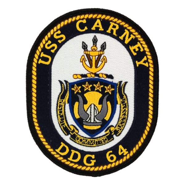 USS Carney DDG-64 Ship Patch