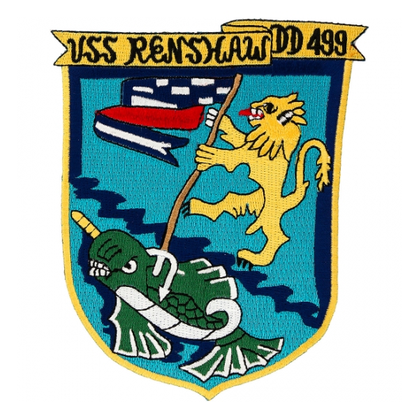 USS Renshaw DD-499 Ship Patch