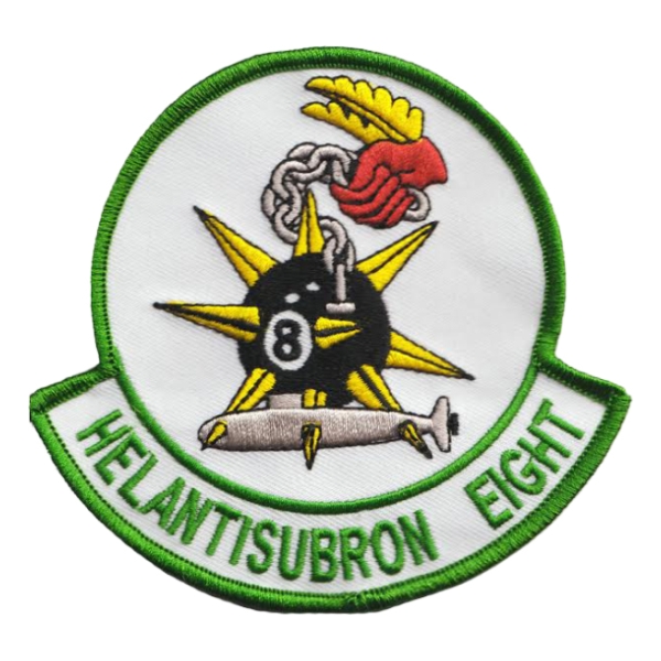 Navy Helicopter Anti-Submarine Squadron HS-8 Patch